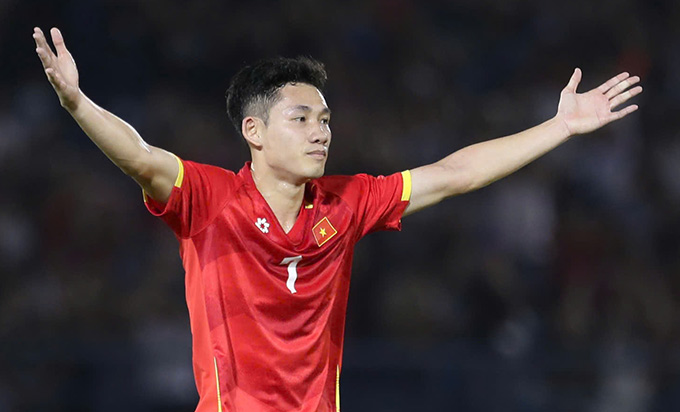 Hai Long đang có phong độ rất cao trong màu áo ĐT Việt Nam - Ảnh: Anh Khoa