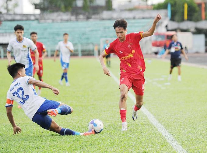 Cuộc đối đầu Huế vs Long An đang trở nên rất nóng. Ảnh: Quốc An
