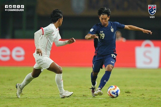 Trận đấu giữa U23 Thái Lan và U23 Myanmar